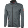 Veste polaire technique gris/noir chiné taille. Éléments Fortis 3XL