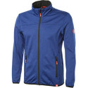 Veste polaire technique bleu maïs/noir chiné taille. M Fortis Éléments