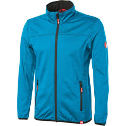 Veste polaire technique turquoise/noir chiné taille. Éléments Fortis 2XL