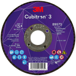 Disque à tronçonner Cubitron 3 droit 115x1,6mm 3M