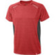 T-Shirt Quick Dry bordeaux/noir chiné taille. Éléments Fortis 3XL