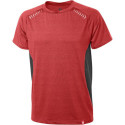 T-Shirt Quick Dry bordeaux/noir chiné taille. M Fortis Éléments