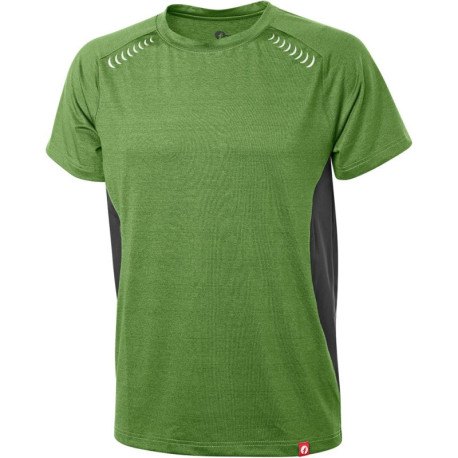 T-Shirt Quick Dry taille chiné vert/noir. M Fortis Éléments