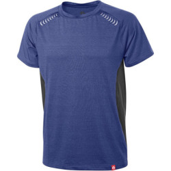 T-Shirt Quick Dry maïs bleu/noir taille chiné. S Fortis Éléments
