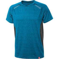 T-Shirt Quick Dry pétrole/noir chiné taille. XL Fortis Éléments