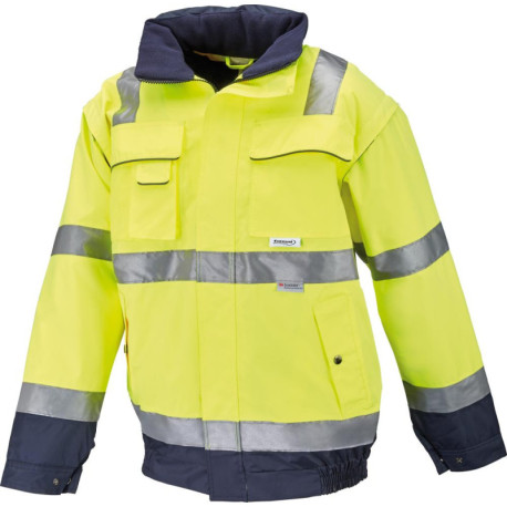 Veste d'avertissement confort. Gr. 4XL. jaune/marine. FORMAT