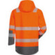 Parka haute visibilité Herwin orange/gris taille L