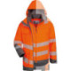 Parka haute visibilité Herwin orange/gris taille L