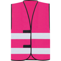 Gilet haute visibilité Dortmund magenta taille L