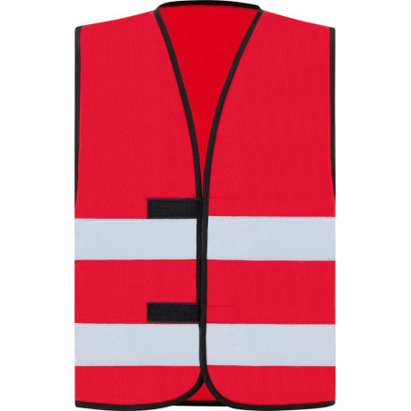 Gilet haute visibilité Dortmund rouge taille L
