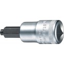 Douille male carré 1/2"5x 60mm i6kt. m.Robinet