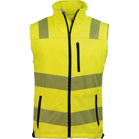 Gilet haute visibilité. Taille S jaune/noir Taille S