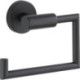 Porte-papier toilette sans couvercle Noir mat sans couvercle
