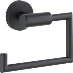 Porte-papier toilette sans couvercle Noir mat sans couvercle