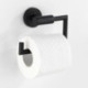 Porte-papier toilette sans couvercle Noir mat sans couvercle