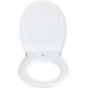 Abattant WC Ostuni blanc avec mécanisme soft-close