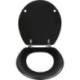 Abattant WC Prima noir mat