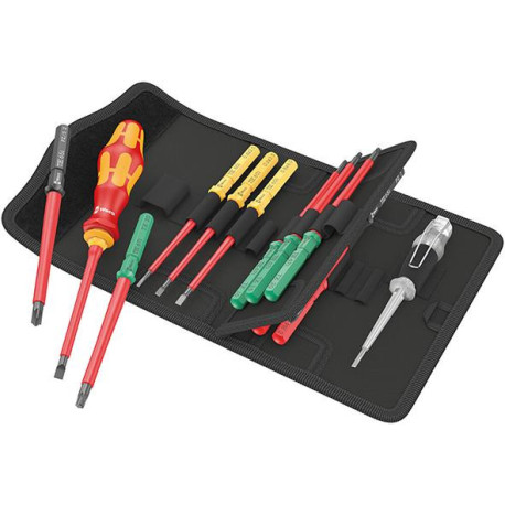 Jeu de lames interchangeables Kraftform Kompakt VDE 16 pièces Wera
