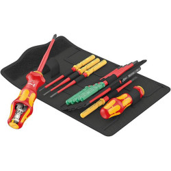 Jeu de lames interchangeables Kraftform Turbo VDE set 16 pièces Wera