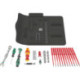 Assortiment d'outils d'entretien W1 pouces 35 pièces dans une boîte textile Wera