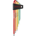 Jeu de tournevis coudés dans un support en plastique 7 pièces 1,5-6 90-100 degrés Rainbow PB Swiss Tools