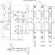 Serrure mortaise ZT-ES-50.PZW72/8.D55.F20