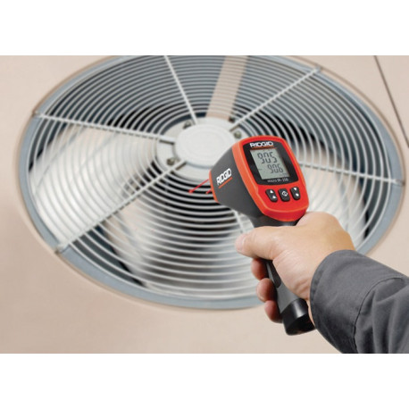 Thermomètre infrarouge micro IR-200 -50 b.1200DegréC ± 1Degré C 1x9V bloc RIDGID