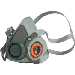 Demi-masque de protection respiratoire 6200 – Série 6000 EN 140 sans filtre M 3M