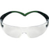 Lunettes de sécurité SecureFit-SF400 EN 166.EN 170 branches noir vert Verres transparents.