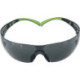 Lunettes de sécurité SecureFit-SF400 EN 166.EN 170 branches noir vert Verres gris.