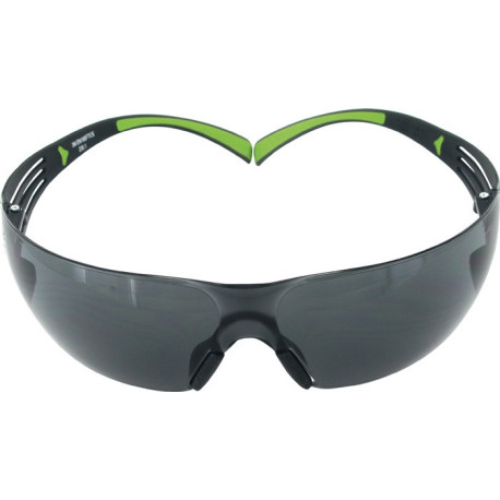 Lunettes de sécurité SecureFit-SF400 EN 166.EN 170 branches noir vert Verres gris.