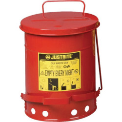 Conteneur de sécurité 80l tôle d'acier D470xH600mm JUSTRITE