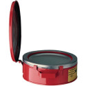 Conteneur à boire 2,0l tôle d'acier D238xH83mm JUSTRITE