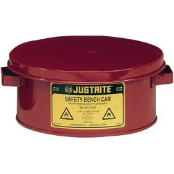 Conteneur à boire 4,0l tôle d'acier D238xH114mm JUSTRITE