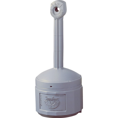 Cendrier sur pied D419xH978mm support gris.PE JUSTRITE
