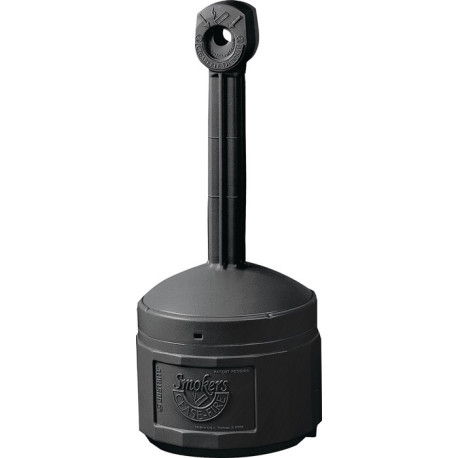 Cendrier sur pied D419xH978mm support noir.PE JUSTRITE