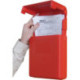 Boîte à documents L333xH400 mm DIN A4 portrait ouverture en façade rouge JUSTRITE