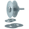 Arbre de serrage MN-AC pour disques de nettoyage grossier, diamètre d'arbre 8 mm pour diamètre d'alésage 12,7 mm 3M