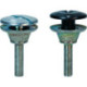 Arbre de serrage MN-AC pour disques à brosses radiales diamètre d'arbre 6mm 3M