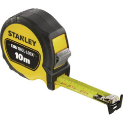 Mètre ruban de poche Compact Pro L.10m W.25mm EG II (± 0,5 mm/m) STANLEY