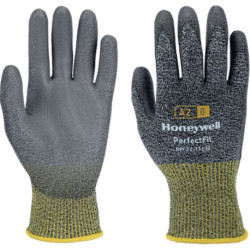 Gant anti coupure New Perfect Fit 13G PU A2/B taille 9 gris/jaune EN 388 PSA II (Par 10)