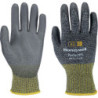 Gant anti coupure New Perfect Fit 13G PU A2/B taille 8 gris/jaune EN 388 PSA II (Par 10)
