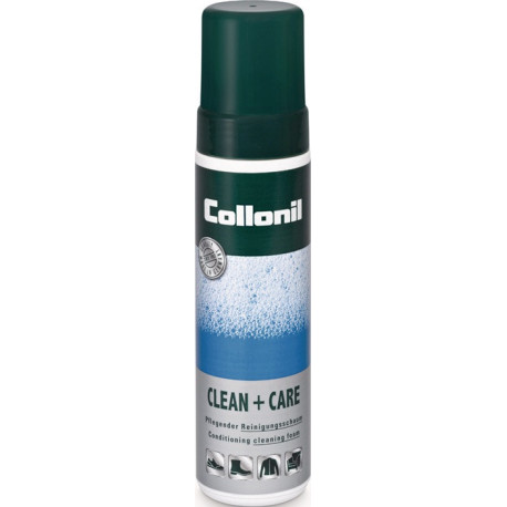 Nettoyant chaussures Clean+Care mousse à pompe 200ml tous matériaux COLLONIL (Par 12)