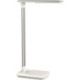 Lampe de bureau aluminium./co.blanc H.425mm avec socle LED MAUL