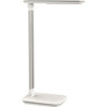 Lampe de bureau aluminium./co.blanc H.425mm avec socle LED MAUL