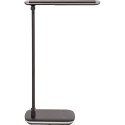 Lampe de bureau aluminium./co.noir H.425mm avec socle LED MAUL