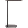 Lampe de bureau aluminium./co.noir H.425mm avec socle LED MAUL