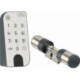 Serrure électronique 7601 cylindre et bouton à code noir VA BURG-WÄCHTER
