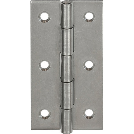 Charnière H.30mm L.22mm S.0.8mm VA roulée.étroite VORMANN (Par 50)