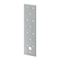 Plaque perforée H160xL40xS2mm sendzimir verz.VORMANN (Par 50)